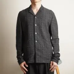 Giorgio Armani スキッパー長袖コットンリネンニット 黒/IZ124 Giorgio Armani スキッパー長袖コットンリネンニット 黒/IZ124 - メルカリ