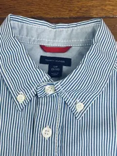 お値下げ中❗️訳あり商品❗️Tommy  ストライプシャツ8ー10