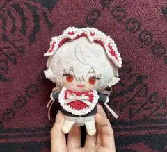 《赤×シルバー》にじぱぺっと ぬい服 ホワイトブリム スタイ セット