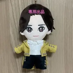 【ごろう】ちびぬい　ぬいぐるみ　衣装　服　からし色　ハトメ　セットアップ ごろう様専用】ちびぬい ぬいぐるみ 衣装 服 からし色 ハトメ