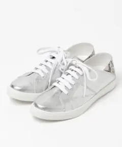 【美品】Ｍazell / otona2WAYスニーカー　36 シルバー