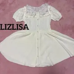 【最終値下】リズリサ 姫ロリ半袖ニットワンピ ース　LIZLISA サマーニット