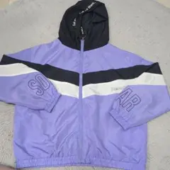 冬物値下げ女の子150センチ紫色フード付きジャケット
