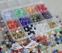 ビーズ パーツ パール カラフル おすすめ ケース付き