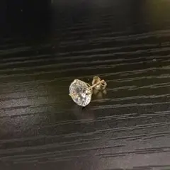 6Ct 12mm モアサナイト 人工ダイヤモンド ピアス 18ゴールド - メルカリ