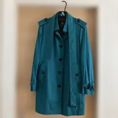 Burberry BLACK LEBEL トレンチコート　グリーン　レア　中古のサムネイル