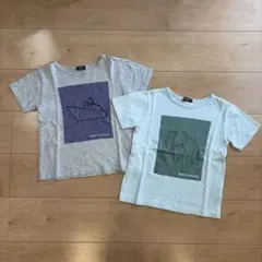 【べべ】半袖Tシャツ 120 (2枚セット)