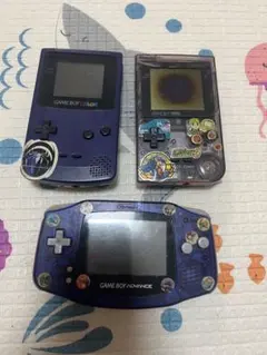 Nintendo ゲームボーイ 本体3台セット ソフト・ACアダプタ付