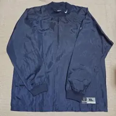 【美品】ナイキ　ベースボール　モックネック　ピステ　ネイビー　XL　00sのサムネイル
