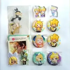 鏡音リン 鏡音レン 缶バッジ ほか12点まとめ売り
