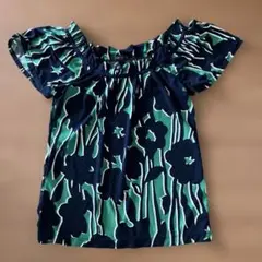 BCBGMAXAZRIA 半袖花柄トップス
