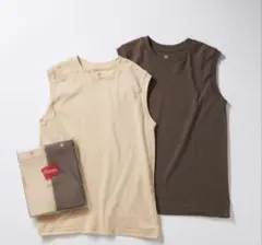 【biotop×hanes】ビオトープ×ヘインズ別注ノースリーブ BIOTOP(ビオトープ) / 〈定番・人気〉【Hanes for BIOTOP】Sleeveless