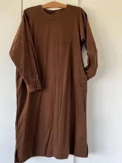 11/9限定値下げ！ブラウン コーデュロイワンピース