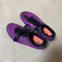 New Balance ランニングシューズ パープル