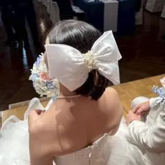 あさん専用プレシャスリボン ラブティアラ 結婚式 - メルカリ
