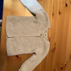 PETIT BATEAU グレー カーディガン 18m