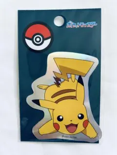 ポケモン　銀ステッカー　ピカチュウ