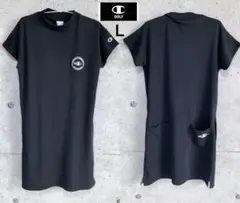 新品Champion GOLF ワンピース 高通気 UVカット 速乾 （黒）のサムネイル
