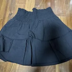 SHEIN スカート フレア 黒 シズニルック