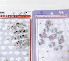 （正規品）おすそ分け♡2種類・ボンボンドロップシールミニ Disney