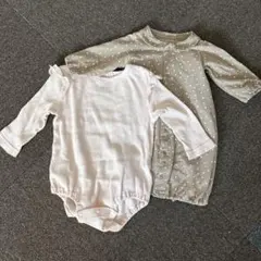 バースデイ　オーガニックコットン ロンパース