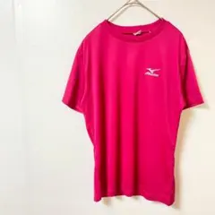 ミズノ　Ｔシャツ　ＸＬ　ピンク　スポーツ　無地　吸汗速乾性　着心地　シンプルのサムネイル