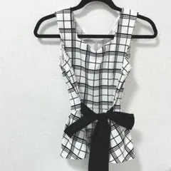 One way リボンチェックチュニック　ブラウスのサムネイル