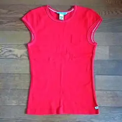 値下‼️【古着】アバクロ、赤カットソー　レディースＭsize