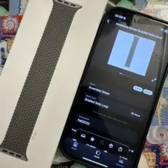 純正品大美品 apple watch ブレイデッドソロループ サイズ9 44mm