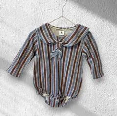 新品未開封] Semon オケージョンシリーズ ペイズリー ロンパース