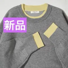 新品 FREAK'S STORE 接結 配色 カラー ニット プルオーバー ②
