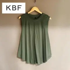 美品 KBF オリーブグリーン ノースリーブチュニックのサムネイル