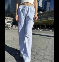 Brandy Melville ストライプ リネンパンツのサムネイル