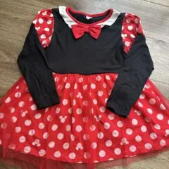 Disney ミニーマウス風 ワンピース 赤