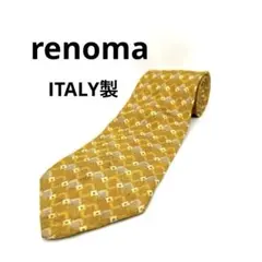 良品 レノマ renoma ネクタイ イタリア製 シルク100% 55267