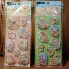 カピバラウォーターシール2枚セット