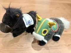 オグリキャップ ウイニングチケット 競馬ぬいぐるみ 2体セットJRA 競馬グッズ