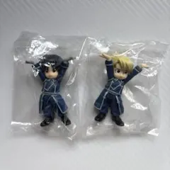 鋼の錬金術師　ハガレン　ロイ　リザ　ミニフィギュア　ペンおき　セット