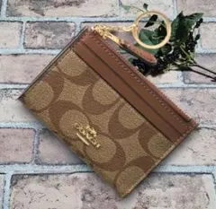 コーチ　カードケース　コインケース　定期入れ　レディース