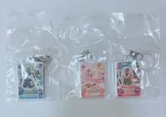 アイカツ！　めじるしアクセサリー　いちご　あおい　蘭　カードチャーム