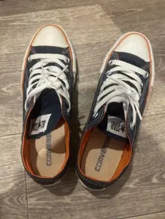 CONVERSE ALL STAR ネイビー/オレンジ スニーカー24.0