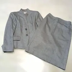 yoshie inaba グレー ス スーツ　パンツ、スカートセットアップ 2026年最新】yoshie inaba ビジネス スカートスーツ上下の人気アイテム