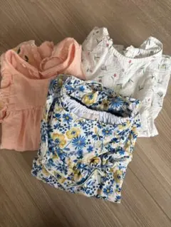ベビー服 トップス 3点セット フリル付き