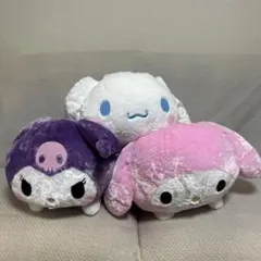 サンリオキャラクター　BG寝そべりぬいぐるみ 3点セット