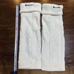 【le coq sportif 】美品ゴルフレッグウォーマー白