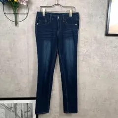 美品 バックナンバー デニム/ジーンズ スキニー M ブルー レディース