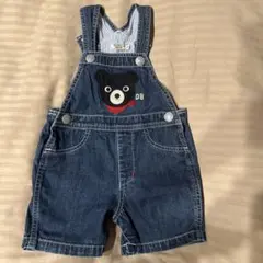DOUBLE B デニムショートオール ビー君70 80