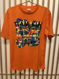 速乾　MIZUNO ミズノ 大阪マラソン2013 Tシャツ オレンジ S 新品