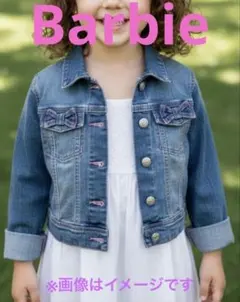 【美品】Barbie バービー Gジャン デニムジャケット 150㎝