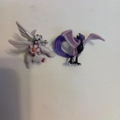 ポケモン　フリーザとパルキアのフィギュア
